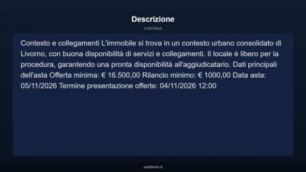 Immobile in asta di 14 m² in vendita a Livorno - Foto 5