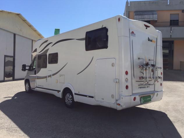 CAMPER BENIMAR DUCATO BASCULANTE GARAGE MATRIMONIALE CLIMATIZZATORE 6 POSTI GENERALI USATO - Foto 3