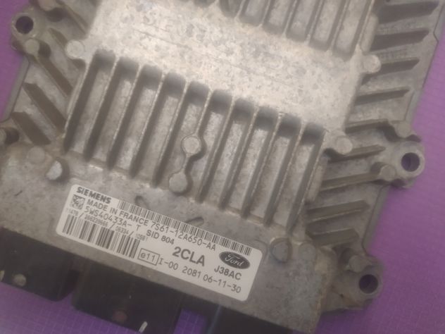 CENTRALINA MOTORE FORD FIESTA 1.4 TDCI 7S6112A650AA, 7S61-12A650-AA SIEMENS SID - Foto 3