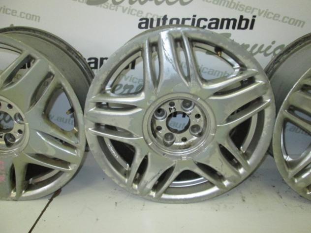 6.5JX16H2 ET37 SET 4 CERCHI IN LEGA DA 16 POLLICI 4 FORI LANCIA LYBRA SW 2.4 D 110KW 5M 5P (2002) RICAMBIO USATO LEGGERMENTE STRISCIATI DA SISTEMARE - Foto 4
