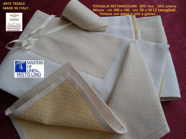 tovaglie eleganti a tessitura e ricami , 4 modelli ( prezzi diversi ) - Foto 5