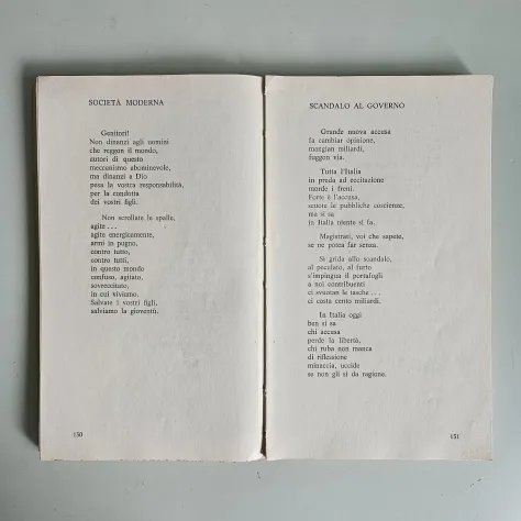 La Vita in Versi - Di Luciano, Cutrale - Scambi Culturali - 1973 - TRACCIATA! - Foto 2