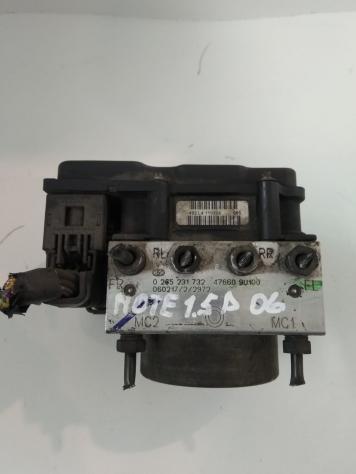 CENTRALINA ABS NISSAN Note 1° Serie 0 265 231 732 47660 9U100 diesel 1.5 (0608)
