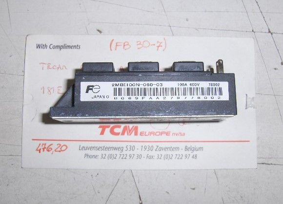 TCM FB15-7 / TCM FB20-7 / TCM FB30-7 Transistor PS codice 181E2-62561 - Foto 2