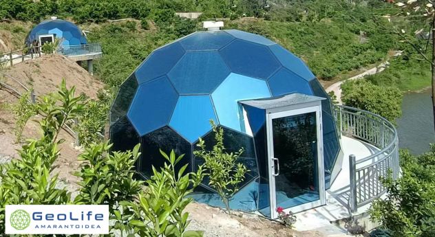 Cupola geodetica In Vetro da 6m di diametro