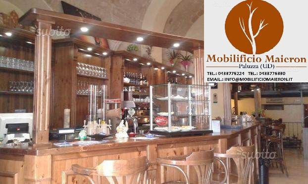 Banconi Pub Roma Milano in legno Pub Pizzerie Ristoranti nuovi non Usati