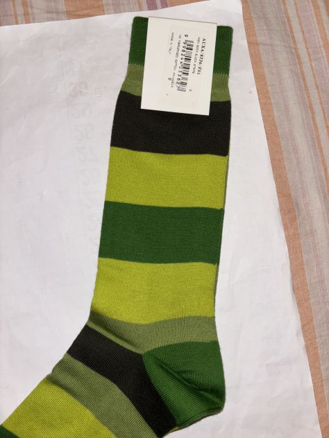 CALZE NUOVE DA UOMO LEGGERE IN COTONE FIRMATE ORIGINALI”PAUL SMITH”MADE IN ITALY - Foto 7