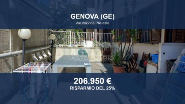Immobile in asta di 131 m² con più di 5 locali e box auto in vendita a Genova