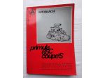 AUTOBIANCHI PRIMULA 65C/COUPE' S  CATALOGO PARTI DI RICAMBIO ORIGINALE