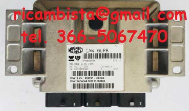 9663805380 Peugeot 307 centralina motore Magneti Marelli