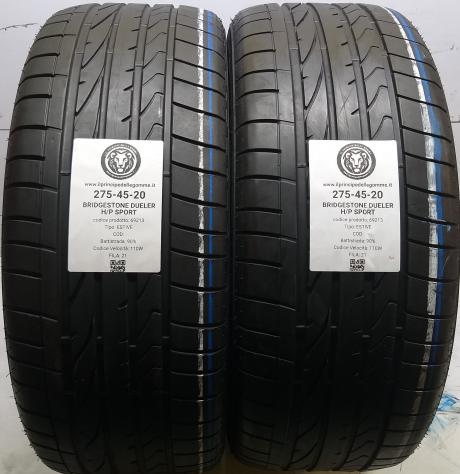 2 GOMME 275 45 20 BRIDGESTONE A69213