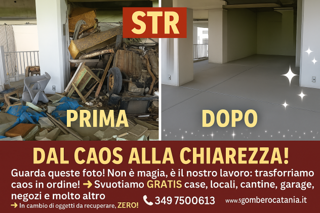 Sgombero case garage e negozi a Catania  Anche gratis - Foto 4