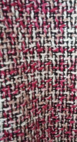 GIACCA TESSUTO BOUCLE’ ROSA/BIANCO - Foto 7