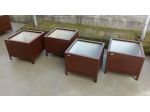 Fioriere Artigianali in Acciaio Effetto Corten 60x60x50 cm – Design Essenziale