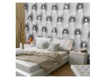 Fotomurale Adesivo Stile Pelle Silver Arredalacasa