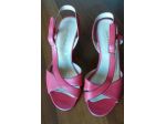 SANDALI IN VERA PELLE COLOR ROSSO CORALLO