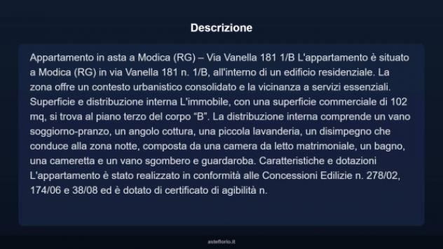 Immobile in asta di 102 m², box auto in vendita a Modica - Foto 3