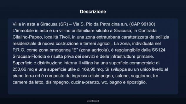 Immobile in asta di 250 m² con più di 5 locali in vendita a Siracusa - Foto 3