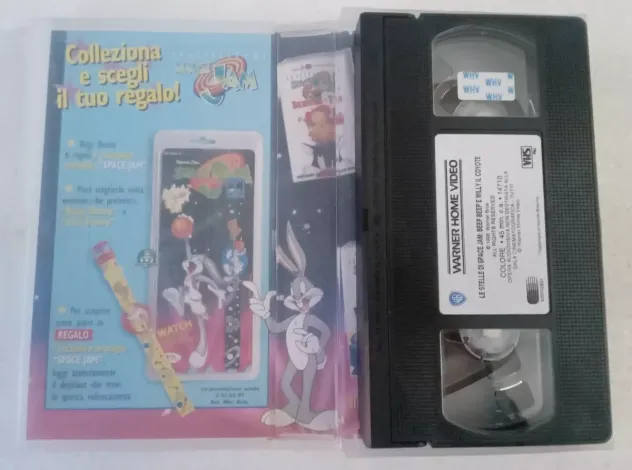 VIDEOCASSETTA VHS LE STELLE DI SPACE JAM BEEP BEEP E WILLY IL COYOTE PIV 14710 - Foto 7