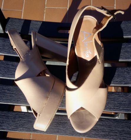 Sandali Open Toe Plateau tacco donna Tg 37 - Foto 6