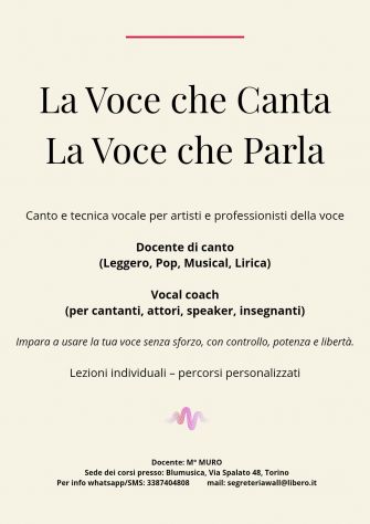 La Voce che Canta - La Voce che Parla