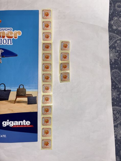 17 PUNTI E 2 CARTELLE NUOVE RACCOLTA NAVIGARE-SUMMER COLLECTION(IL GIGANTE) - Foto 9