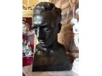 Busto in bronzo di uomo firmato E. Tinto metà del XX secolo