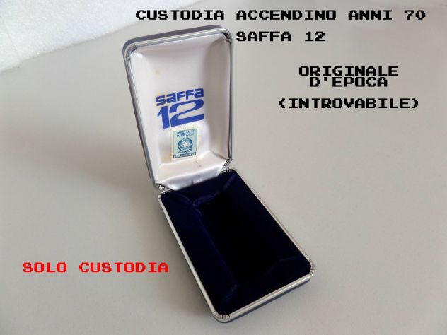 Custodia accendino vintage anni 70 ( SAFFA 12 ) RARO