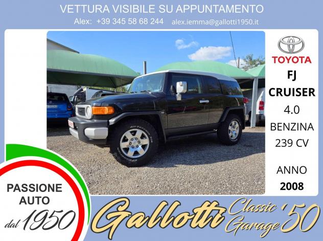 Toyota FJ Cruiser 4.0 benzina 239CV 2WD