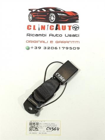 AGGANCIO CINTURA DI SICUREZZA POSTERIORE OPEL Corsa E 3° Serie 13427737 B12XEL (15)