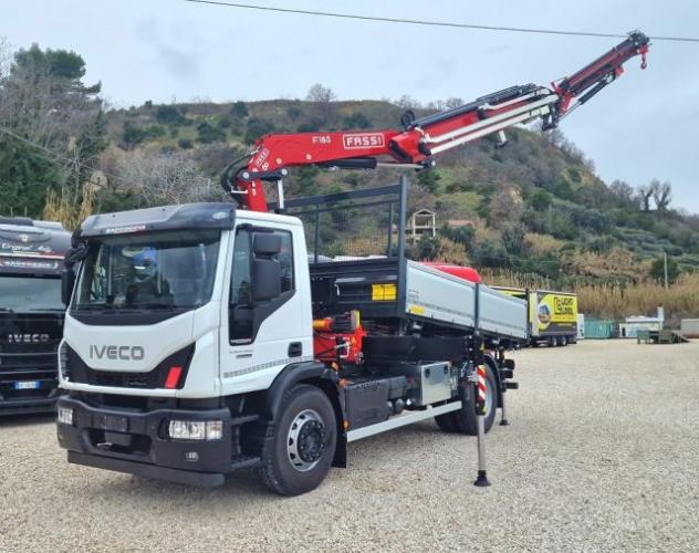 IVECO EUROCARGO 180E32 K NUOVO GRU da 23 m + RIBALTABILE rif. 23912574