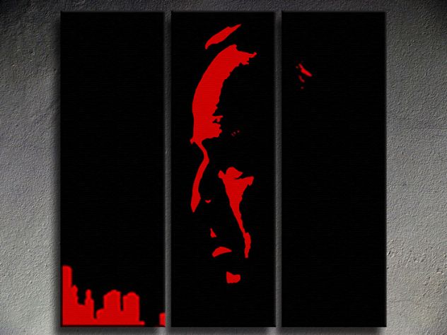 The Godfather dipinto a mano pop art - Il Padrino - Foto 2