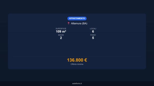 Immobile in asta di 109 m², box auto in vendita a Altamura - Foto 14
