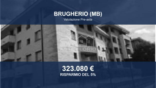 Immobile in asta di 121 m², box auto doppio in vendita a Brugherio