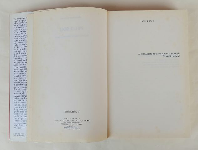 Mille soli di Dominique Lapierre 1°Ed: Mondadori, ottobre 1997 - Foto 5