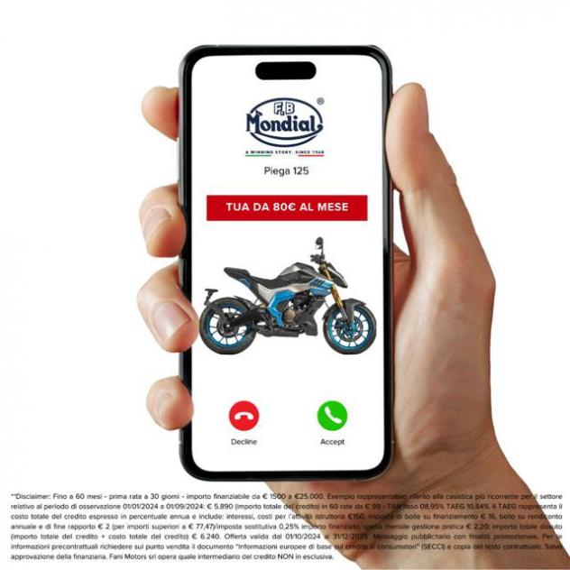 F.B. MONDIAL Piega 125 rif. 23165742 - Foto 3