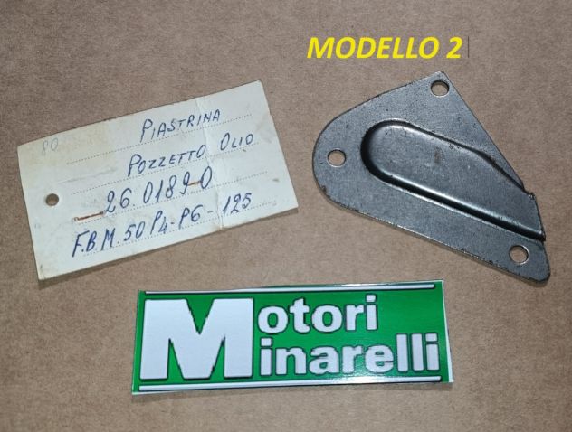 Piastra piastrina pozzetto olio motore Minarelli MC 2601890 - Foto 3