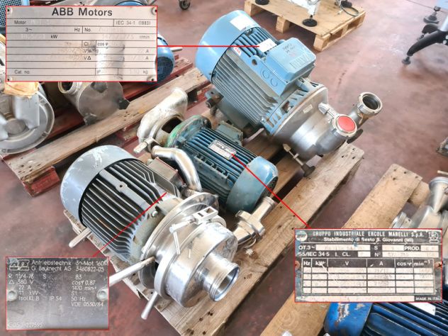 POMPE CENTRIFUGHE INOX X ALIMENTI USATE - Foto 4