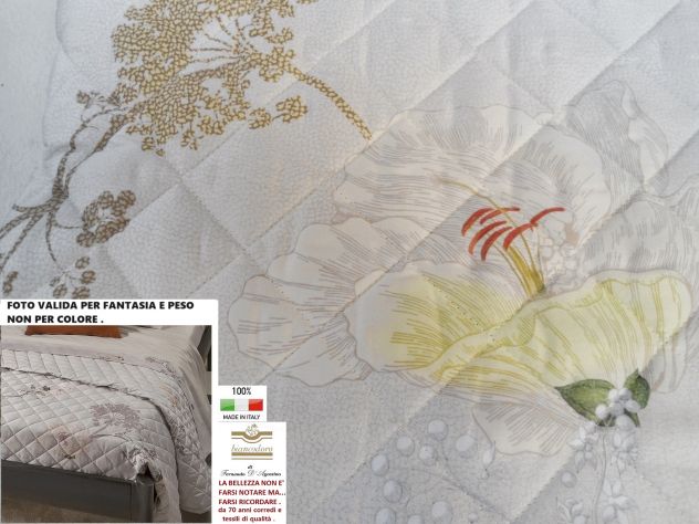 BORBONESE QUILT COPRILETTI TRAPUNTINE MATRIMONIALE 5 modelli - Foto 4