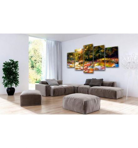 Quadro Foresta Scintillante 100x50 E 200x100 ARREDALACASA - Foto 2