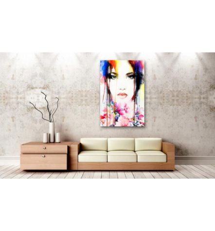 Quadro Con Una Donna Mora - ARREDALACASA - Foto 2