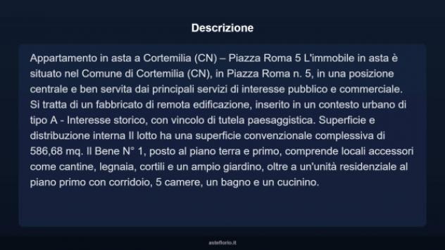 Immobile in asta di 586 m² con più di 5 locali in vendita a Cortemilia - Foto 4