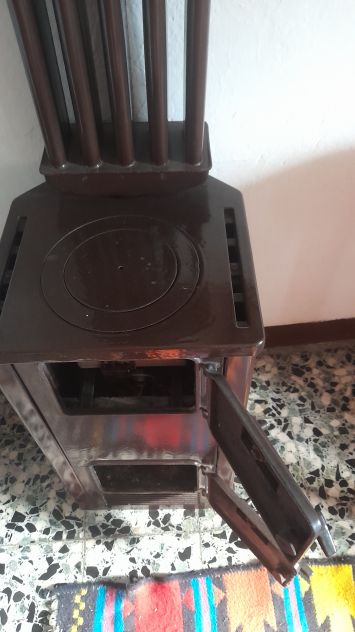 Stufa a legna con bruciatore a metano - Foto 5