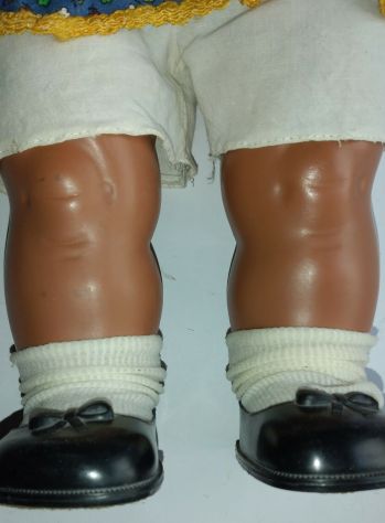 BAMBOLA MULATTINA VINTAGE ANNI 70 ITALOCREMONA 852 CM 50 - Foto 4