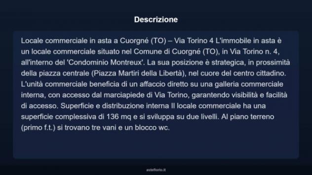 Immobile in asta di 136 m² in vendita a Cuorgnè - Foto 3