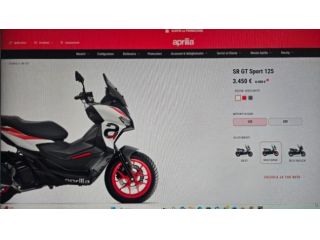 APRILIA SR 125 SR 125 GT SPORT ABS EURO 5 + rif. 23400588