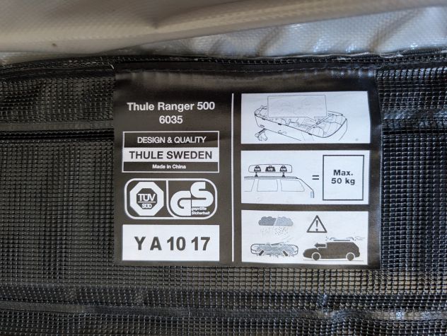 Thule Ranger 500 - Baule morbido da tetto - Foto 2