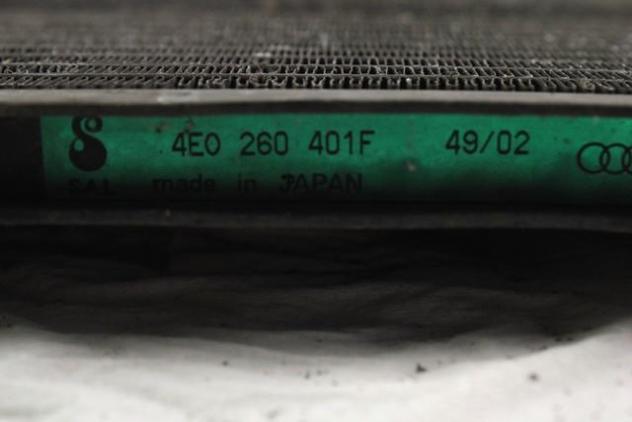 4E0260401F CONDENSATORE RADIATORE CLIMATIZZATORE CLIMA A/C AUDI A8 4E 4.2 FSI QUATTRO 246KW 4P B AUT (2004) RICAMBIO USATO - Foto 2