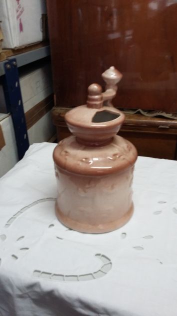 Macinino caffè/porta oggetti, ceramica Vintage