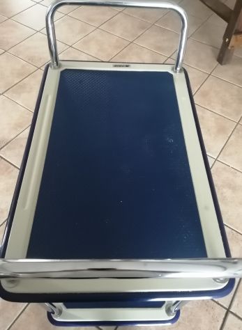 Carrello a 2 ripiani - Portata 120 kg - Manutan - usato - Foto 8